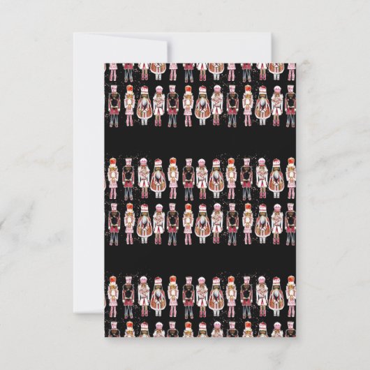 Donkere huidskerst  kaart (Achterkant)