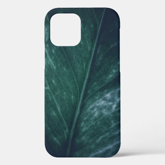 Donkere huidskleur Leaf floral Design Case-Mate iPhone Case (Achterkant)