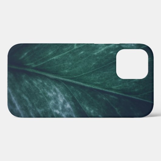 Donkere huidskleur Leaf floral Design Case-Mate iPhone Case (Achterkant (horizontaal))