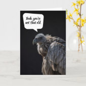 Donkere Humor Birthday Kaart (Gele Bloem)