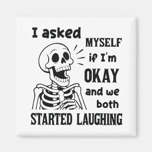 Donkere humor citaat magneet