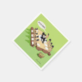 Donkere Humor Grappige Native Amerikaanse Thanksgi Servet (Hoek)