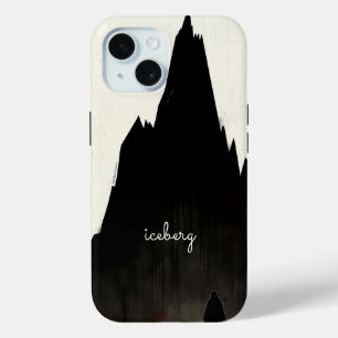 Donkere ijsberg iPhone 15 case