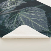 Donkere ijzige Natuur foto Sherpa Deken (3/4)