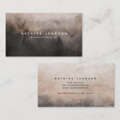 Donkere inkt visitekaartje (Voorkant / Achterkant)