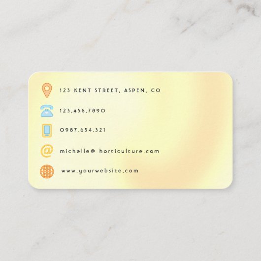 Donkere ioniserende ballonnen Event Planner QR Cod Visitekaartje (Achterkant)