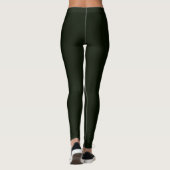 Donkere Jager Groene Leggingen Leggings (Achterkant)