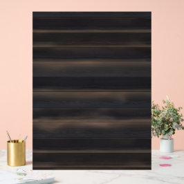 Donkere Japandi Geschroeid Hout Houtskool Minimali Acryl Bord