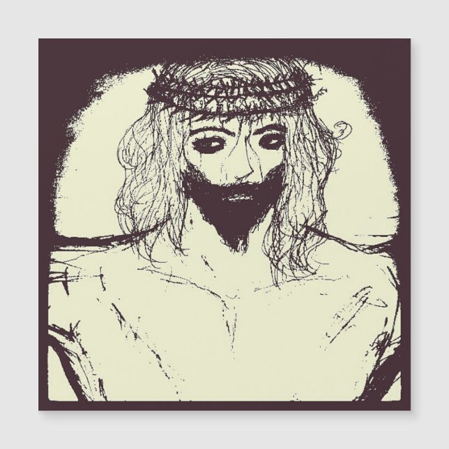 Donkere Jezus zal de wereld redden en de wereld af (Voorkant)