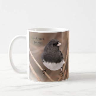 Donkere Junco Coffee-Mok door BirdingCollectibles Koffiemok