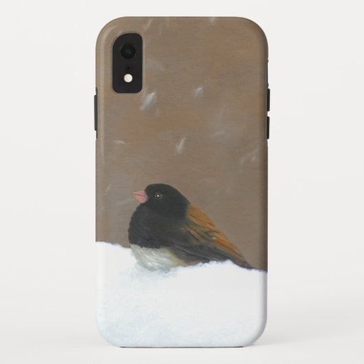 Donkere Junco-schilderijen - originele vogelkunst Case-Mate iPhone Case (Achterkant)