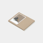 Donkere Junco-schilderijen - originele vogelkunst Post-it® Notes (Schuin)