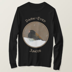 Donkere Junco-schilderijen - originele vogelkunst T-shirt