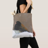 Donkere Junco-schilderijen - originele vogelkunst Tote Bag (Dichtbij)