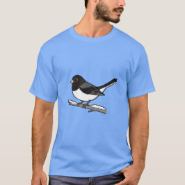 Donkere Junco Sneeuwvogel T-shirt