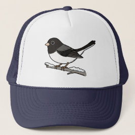 Donkere Junco Sneeuwvogel Trucker Pet