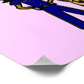 Donkere K9 politiemeisje Poster (Hoek)