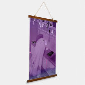 donkere kamer hangend wandkleed (Gebogen)