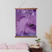 donkere kamer hangend wandkleed (Slaapkamer)