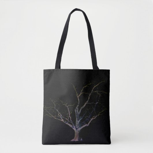 Donkere kant 2 stcna tote bag (Voorkant)