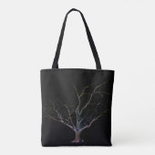 Donkere kant 2 stcna tote bag (Achterkant)