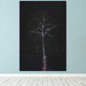 Donkere kant 3 40x60 (100x150cm) waccna canvas afdruk (Insitu (Houten vloer))