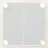 Donkere kant 3 coastercnm glazen onderzetter (Achterkant)