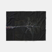 Donkere kant 3 fbcnm fleece deken (Voorkant (Horizontaal))