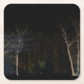 Donkere kant 4 coastercna kartonnen onderzetters (Voorkant)