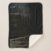 Donkere kant 4 sbcna sherpa deken (Voorkant)