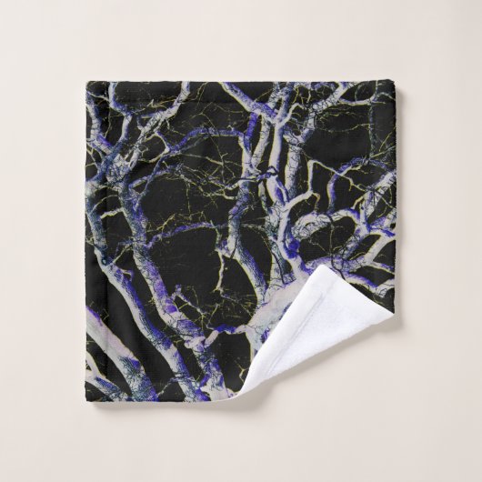 Donkere kant 5 btcna bad handdoek (Wasdoekje)