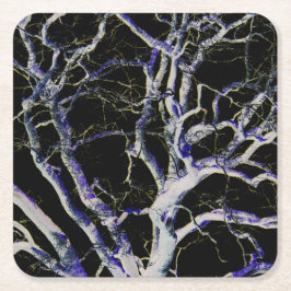 Donkere kant 5 coastercnm kartonnen onderzetters