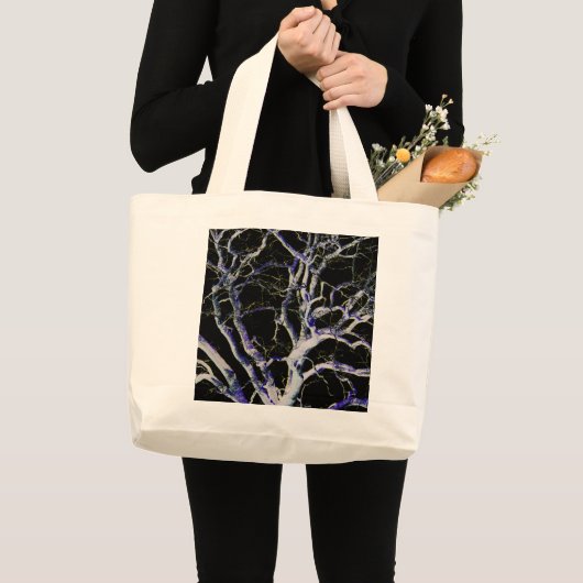 Donkere kant 5 jtcna grote tote bag (Voorkant (product))