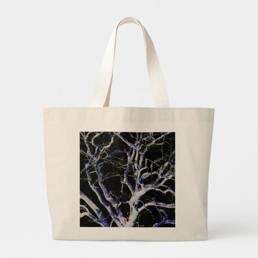 Donkere kant 5 jtcna grote tote bag (Achterkant)