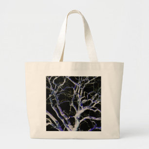 Donkere kant 5 jtcnm grote tote bag