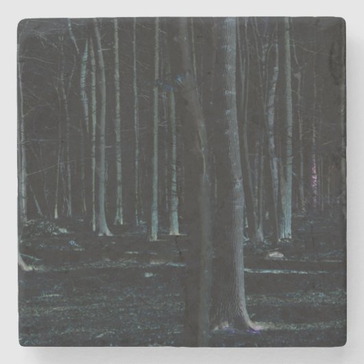 Donkere kant 6 coastercnm stenen onderzetter (Voorkant)