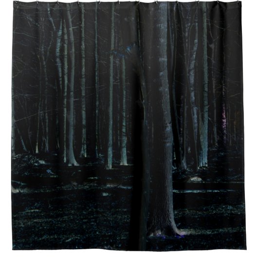 Donkere kant 6 sccna douchegordijn (Voorkant)