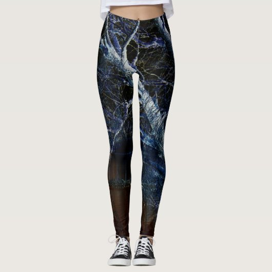 Donkere kant 7 lecna leggings (Voorkant)