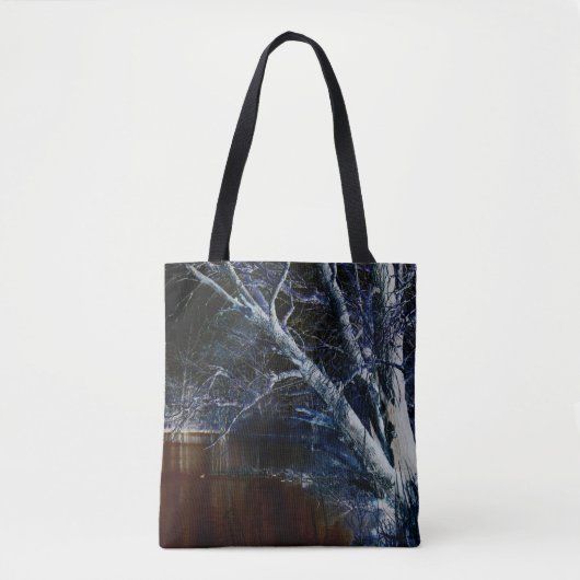 Donkere Kant 7 sta Tote Bag (Voorkant)