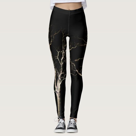 Donkere kant 9 lecna leggings (Voorkant)