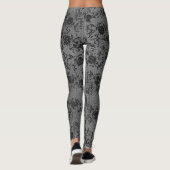 Donkere kant op grijs leggings (Achterkant)