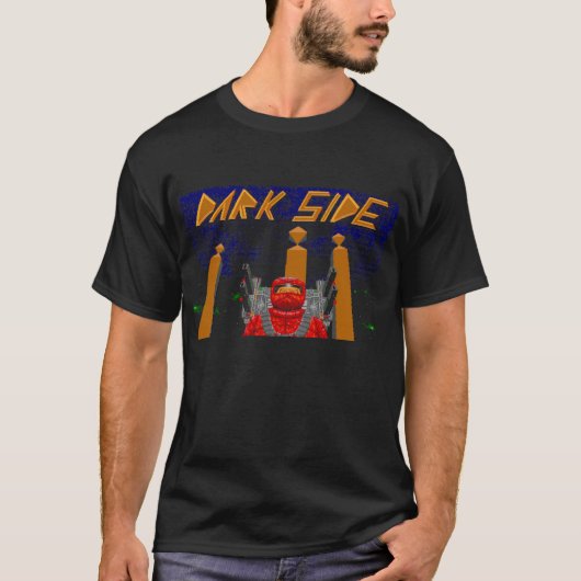 Donkere kant T-shirt Retro Gaming Amiga (Voorkant)
