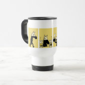 Donkere kant van de Horse Travel Mug #1 Reisbeker (Voorkant links)