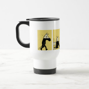 Donkere kant van de Horse Travel Mug #1 Reisbeker