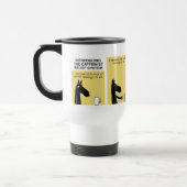 Donkere kant van de Horse Travel Mug #3 Reisbeker (Links)