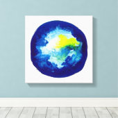 Donkere kant van de maan canvas afdruk (Insitu (Houten vloer))