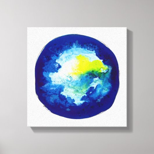 Donkere kant van de maan canvas afdruk (Voorkant)