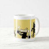 Donkere kant van de Mok van de paardenkoffie #1 (Voorkant rechts)