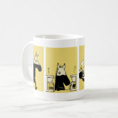 Donkere kant van de Mok van de paardenkoffie #1 (Voorkant links)