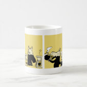 Donkere kant van de Mok van de paardenkoffie #1 (Center)